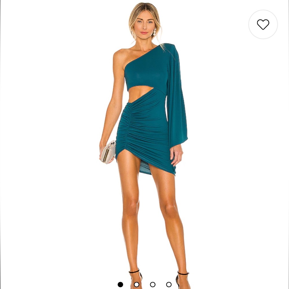 X REVOLVE Alessia Dress in Teal Green